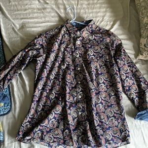 Large Button up long sleeve